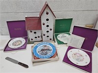 Stanley Utencil, Collector Plates, Birdhouse