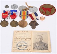 WW1 US ARMy 81St DIVISION NAMED GROUPING MEDALS ID