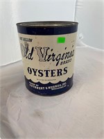 Old Virginia 1 Gallon Bohannon VA Oyster Can