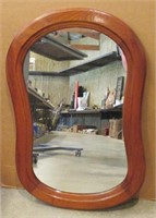 Vintage Wood Framed Mirror