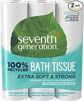 Seal Seventh Generation White Toilet Paper 2-Ply
