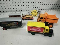 Vintage Trucks and Train