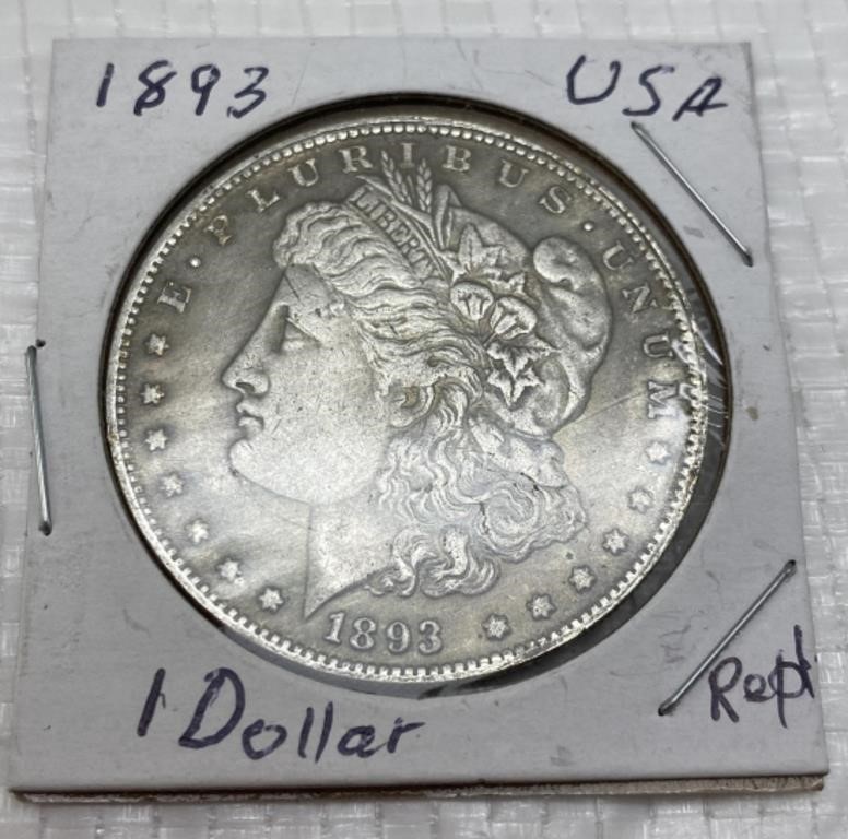 1893 USA 1 Dollar replica