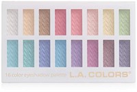 L.A. Colors 16 Color Eyeshadow Palette, Haute, 1.0