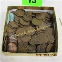 GROUP OF APPROX 200 US WHEAT PENNIES