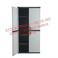 Utility jumbo cabinet Plastic Freestanding G