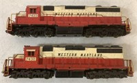 lot of 2 Atlas HO Train Engines