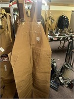 Carhartt unlined bibs size 46x34