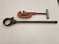 2 Pc Ridgid Pipe Work Tools