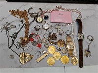 OF) Assorted jewelry and collectibles