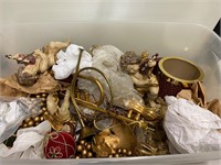 Large lot of Christmas decorations