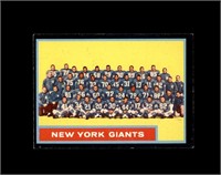 1962 Topps #114 New York Giants TC EX to EX-MT+