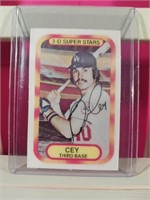 D4)  1977 Ron Cey 3-D super star.