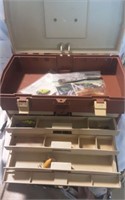 Plano tacklebox 757 with fishing lures inside