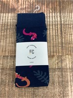 $13  Foot cardigan lizard socks