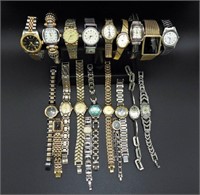 20 LADIES GOLD / SILVER TONE WATCHES