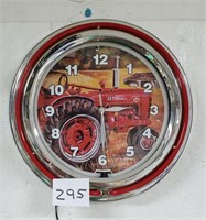 Lighted Farmall clock