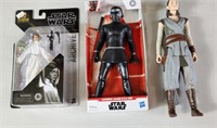 (3) Pieces Star Wars - Princess Leia (NIP), Kylo