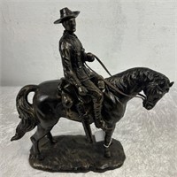 Cast Australian Lighthorse Soldier Statue