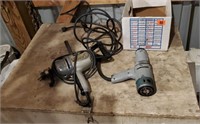 Black & Decker corded drill, impact wrench