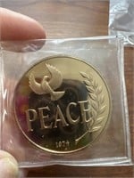 1974 Peace coin