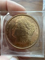 Copper Dollar coin