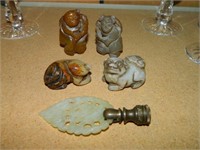 Small Jade Fetishes / Figurines & Finial