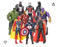 10 pc super hero action figures