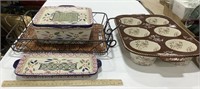 3 Temptations ovenware dishes