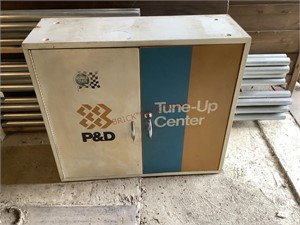 P&D Tune-Up Center Parts Cabinet