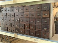 Antique Apothecary Countertop Display Cabinet