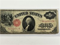 1917 $1 Red Seal Note