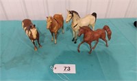 4 Plastic Horses, 2 Are Breyer