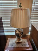 SEA SHELL LAMP 28IN WITH LIGHTHOUSE FINIAL