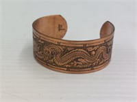 Solid copper bracelet