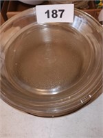 LOT GLASS PIE DISHES