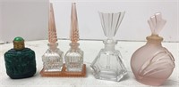 Crystal perfume bottles