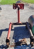 Heavy duty engine stand on casters