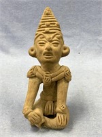 South American clay figurine 6.5"             (N 1