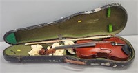 Violin & Case Musical Instrument