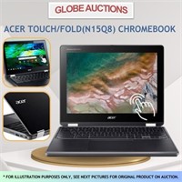 ACER TOUCH/FOLD(N15Q8) CHROMEBOOK+CHARGER+WARRANTY