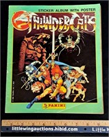 THUNDERCATS Sticker Album w Poster-1986