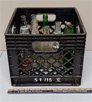 Vintage Pop Bottles in ORBIS Black Crate