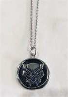 Black Panther Pendant and Chain-Stainless