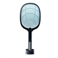 Magic Mesh 2-in-1 Bug Zapper and Swatter in Black
