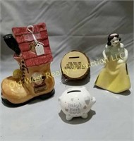 (4) Piggy Banks