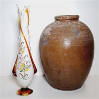 Venetain Vase, Pottery Vase