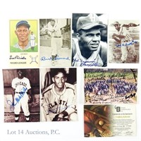 Signed Negro League HOF Postcards & Photos (20+)