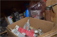 Lot of Grease, Oils, Adhesives, etc