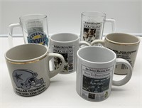 Assorted Dallas Cowboys Championship Mugs